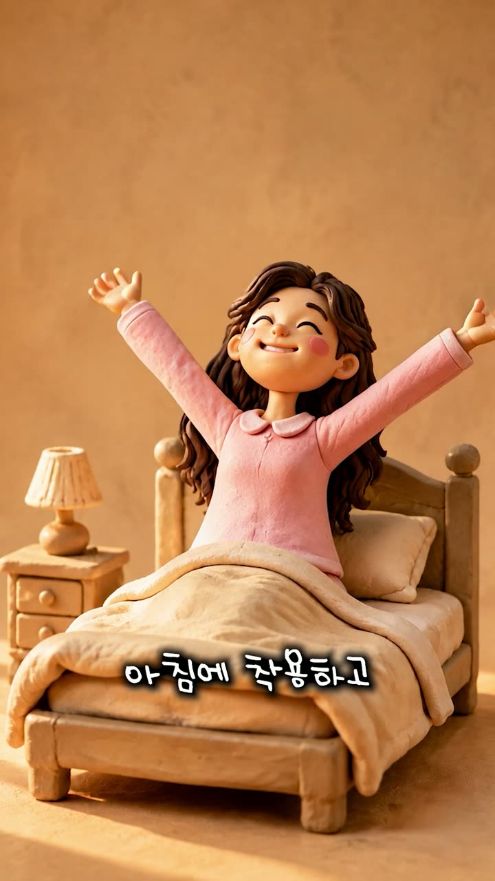 AI로 만든 제품 캐릭터 영상 장면